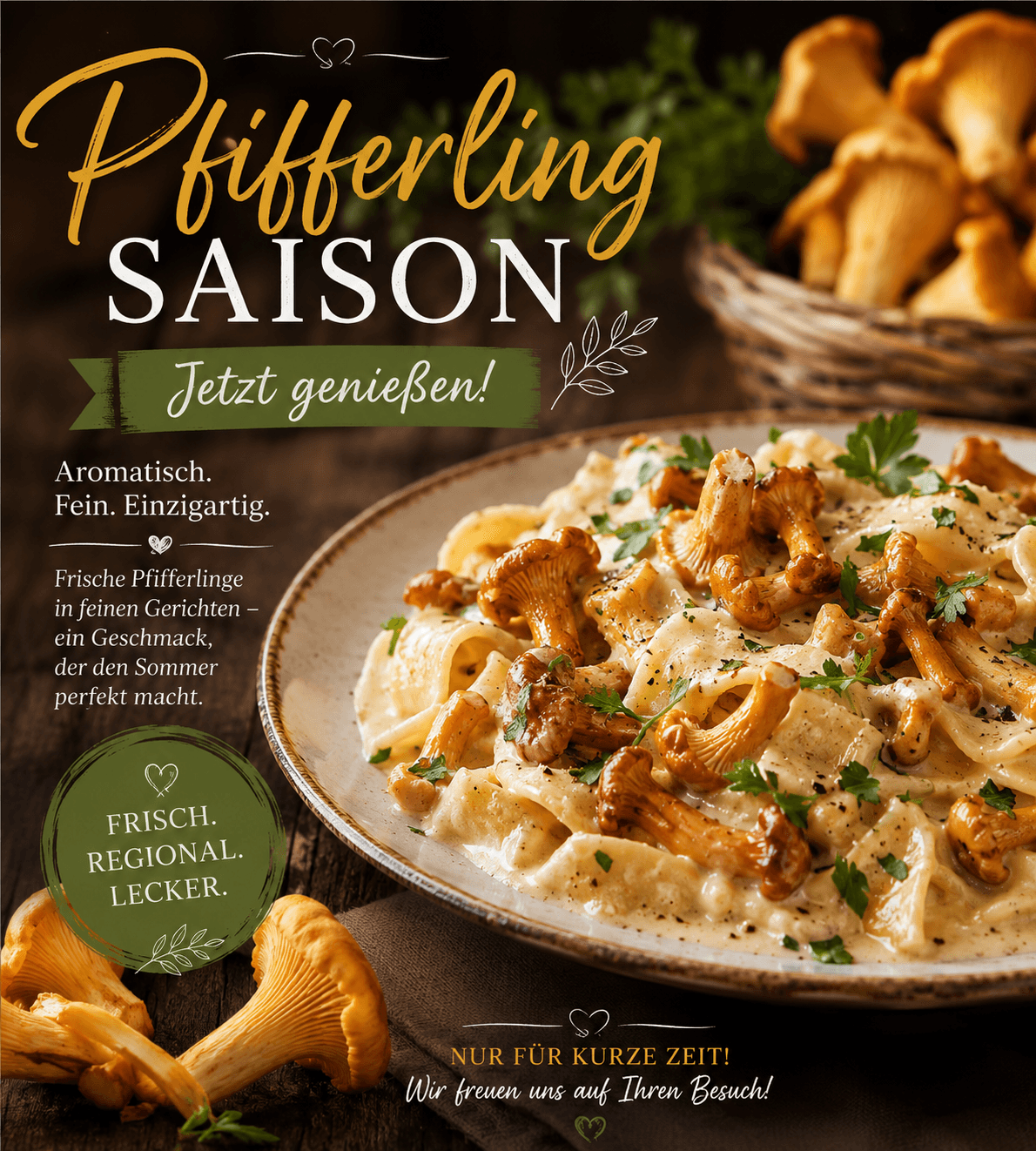 Pfifferling Saison